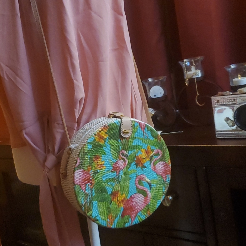 COPY - Bali handmade circle gard firm Atta Reed bag